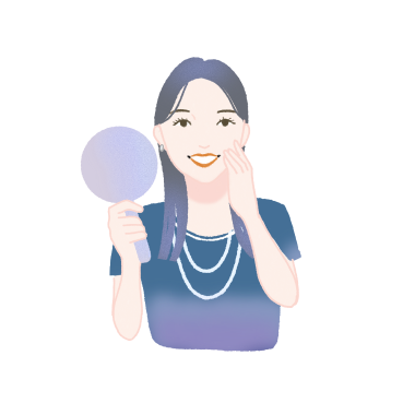 乳液を使って約10分でツヤ復活メイク直し